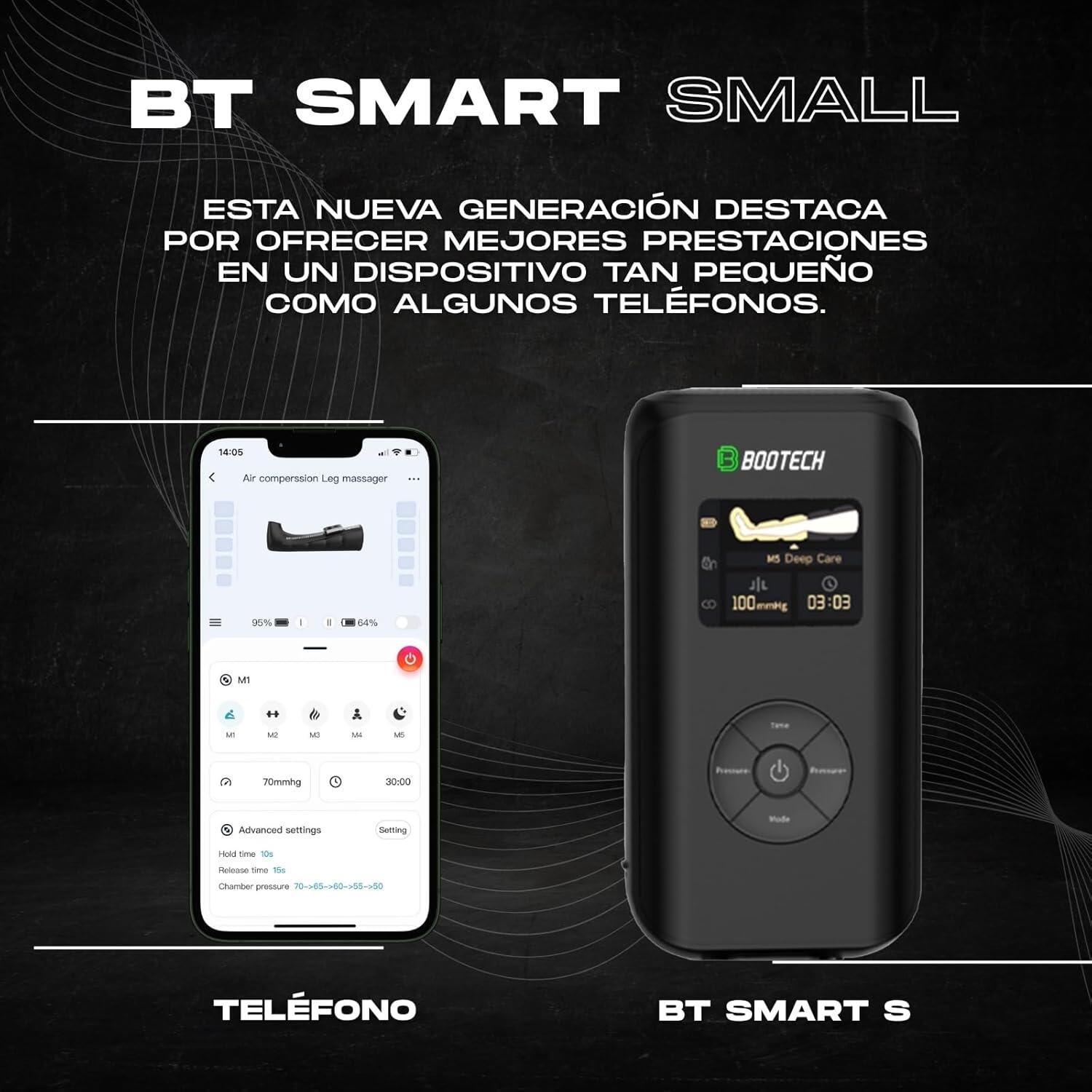Bottes de pressothérapie BT-SMART S avec 5 chambres à air – Appareil de massage 5/7
