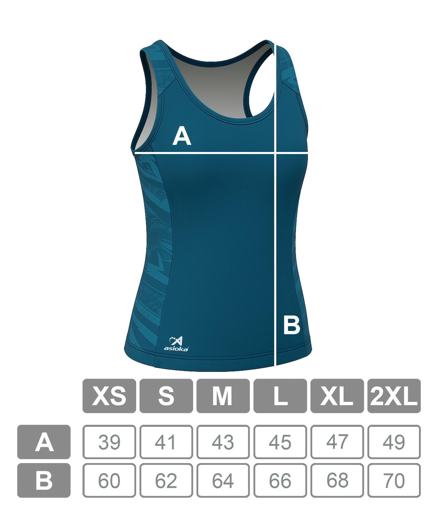 Camiseta sin mangas Running Mujer Asioka VALENCIA Transpirable 7/7