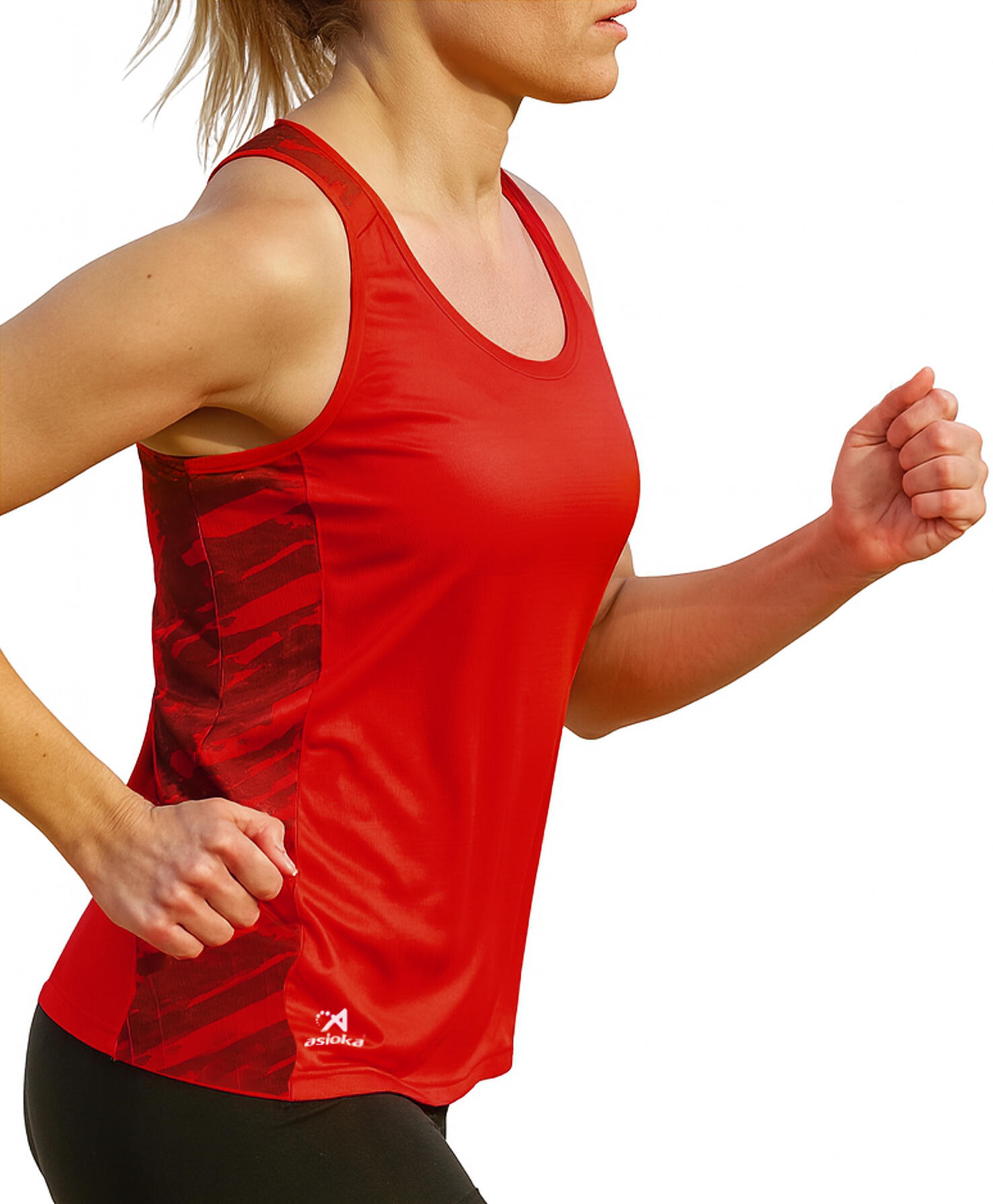 Camiseta sin mangas Running Mujer Asioka VALENCIA Transpirable 3/7