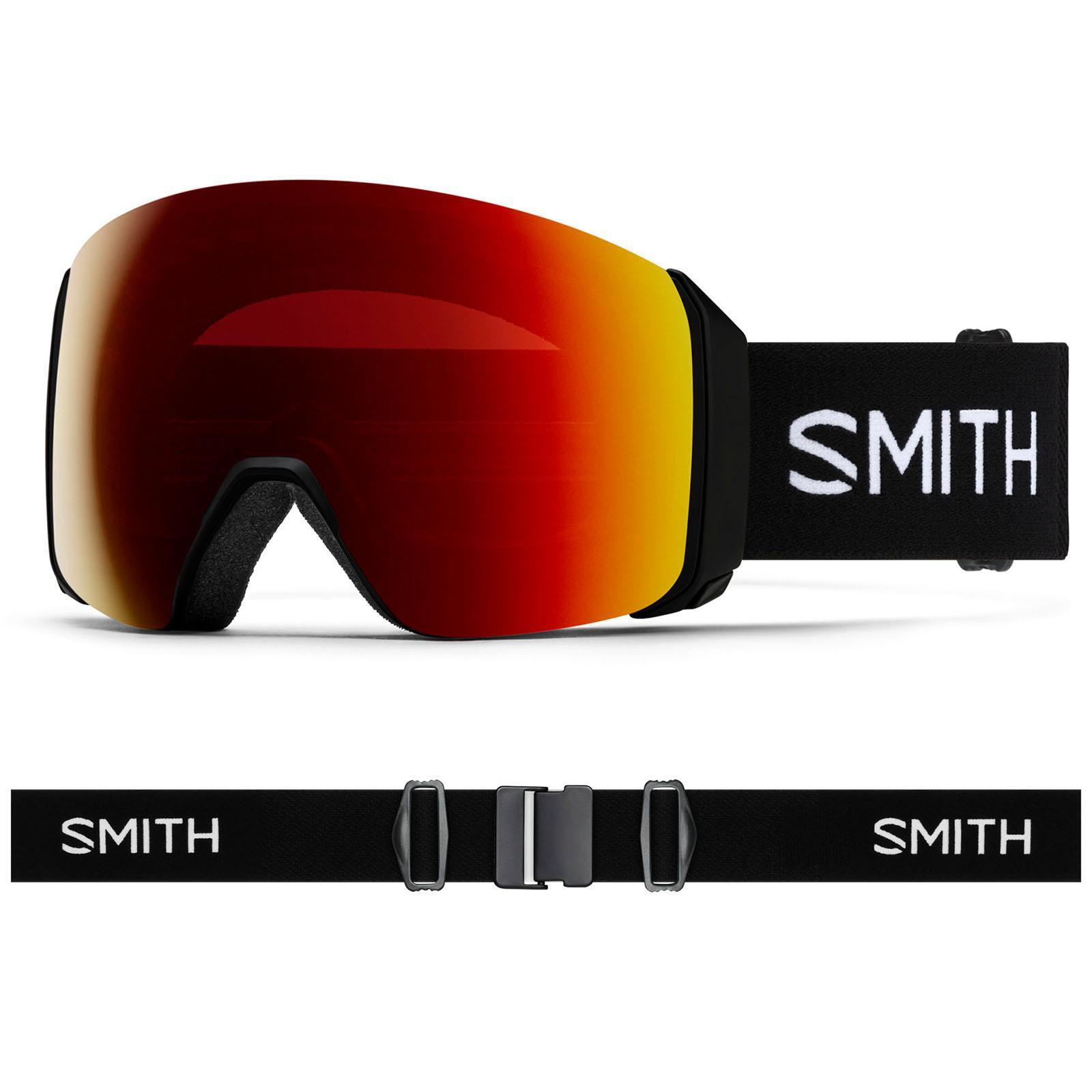 Masque De Ski 4d Mag Xl Black Chromapop Sun Red Mirror Cat 3 + Cat 1 Homme 2/6