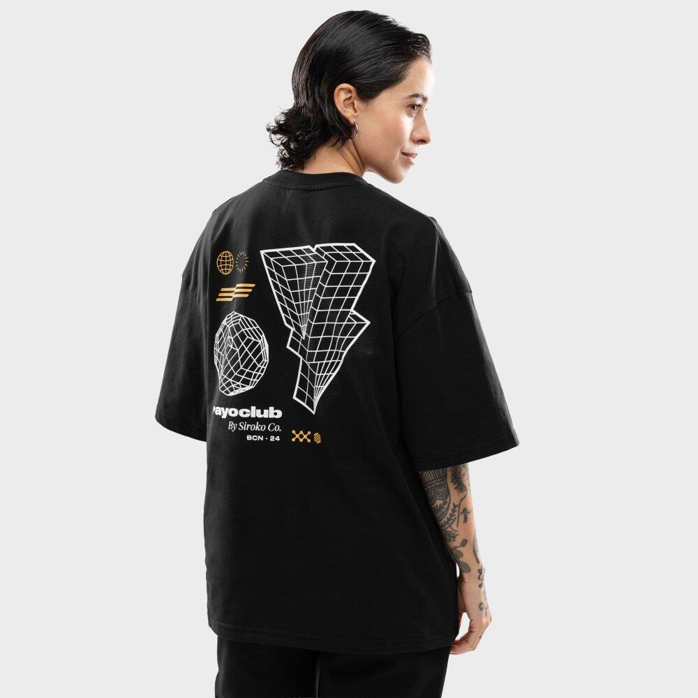 T-shirt oversize en coton homme Rayo Club Lifestyle RC Tactic Graphic Black Noir 6/7