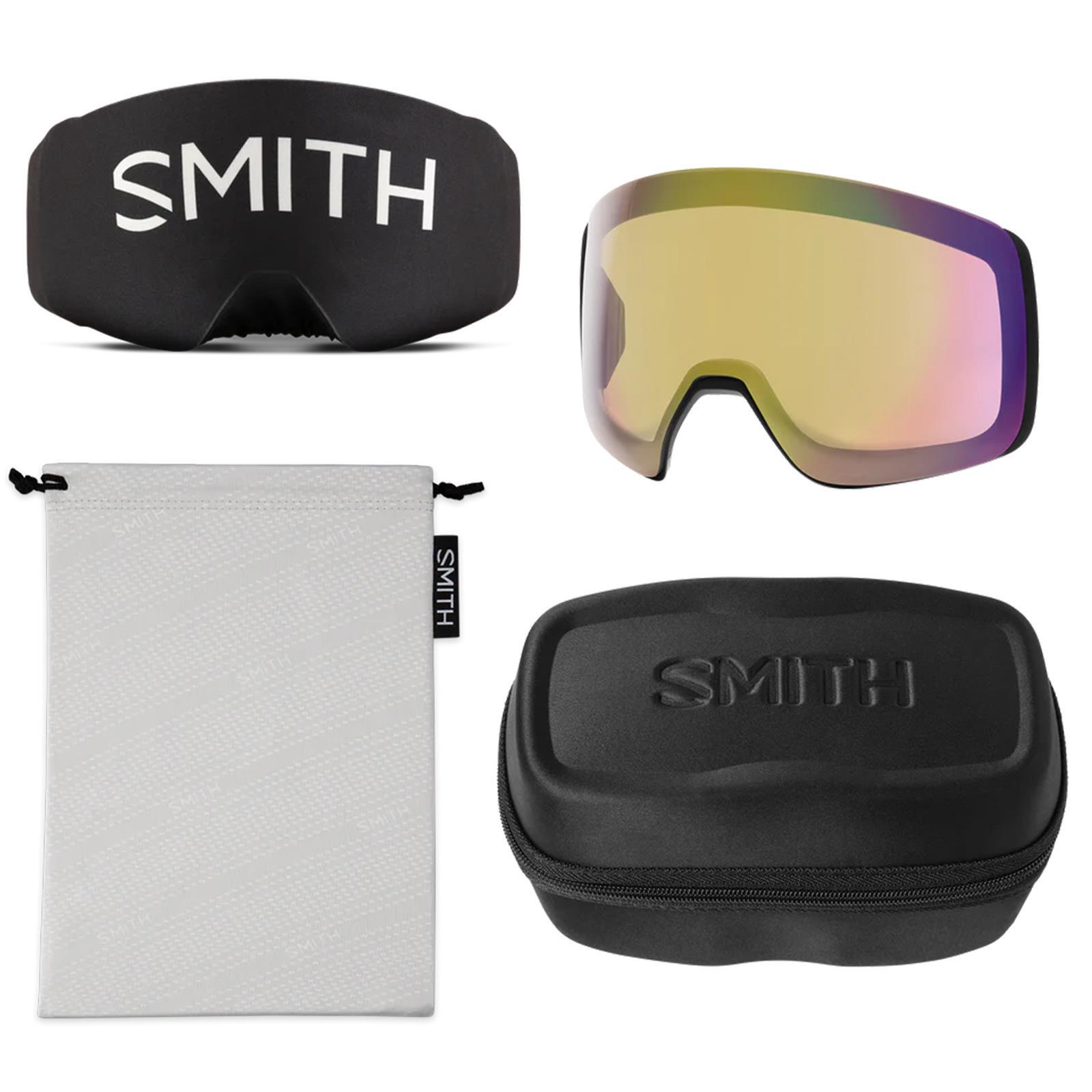 Masque De Ski 4d Mag Xl Black Chromapop Sun Red Mirror Cat 3 + Cat 1 Homme 6/6