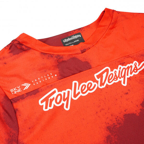 Jersey Enfant TROY LEE Skyline  Flared Fiery Red 3/7