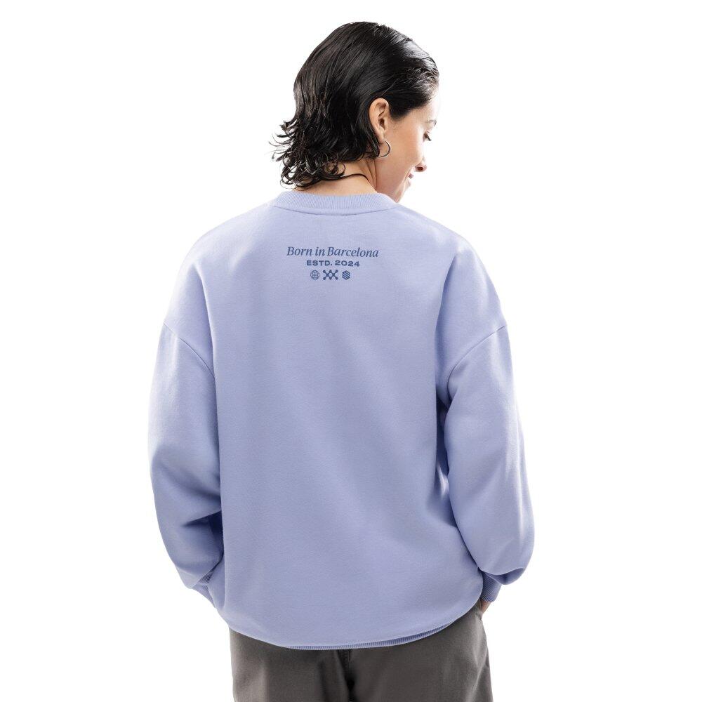 Sweat en coton col rond homme Rayo Club Lifestyle RC Ready Light Purple Pourpre 2/7