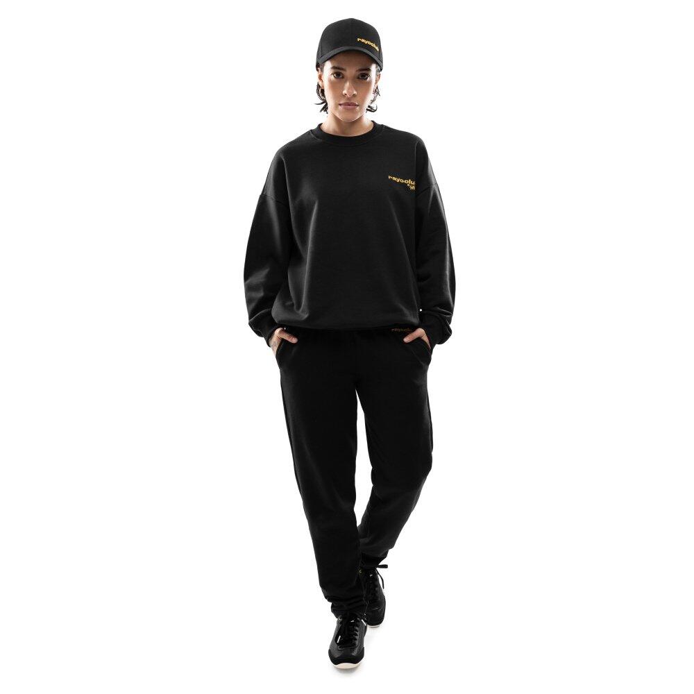 Sweat en coton col rond homme Rayo Club Lifestyle RC Ready Black Noir 3/7
