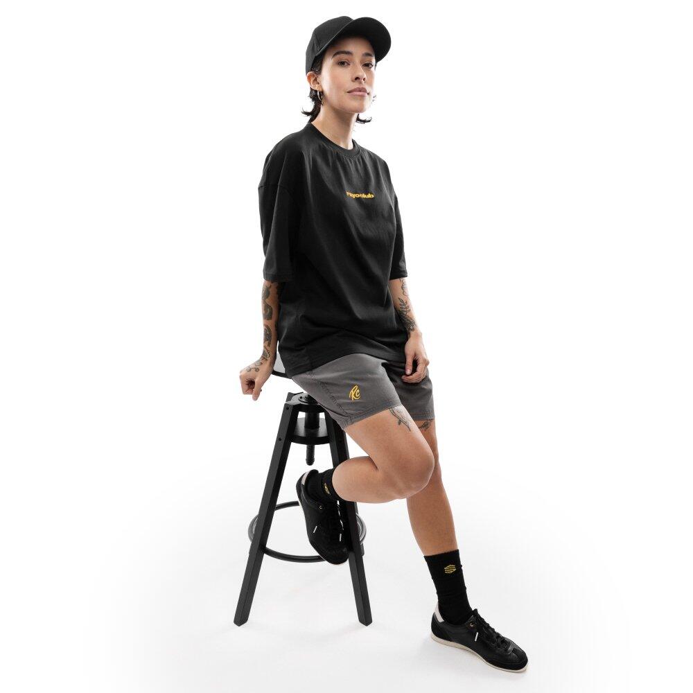 Maglietta oversize Rayo Club in cotone da uomo Lifestyle RC Tactic Letters Black 3/7