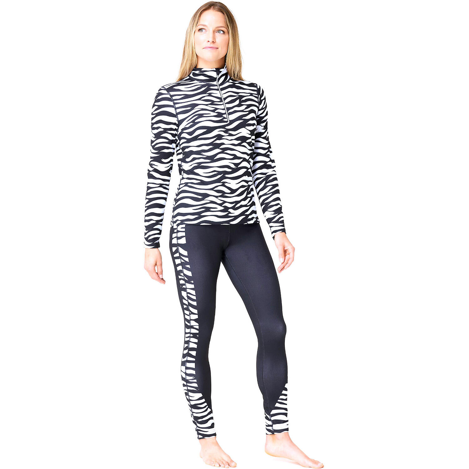 Damen Langarmshirt W ZEBRAH BASELAYER TOP 3/7
