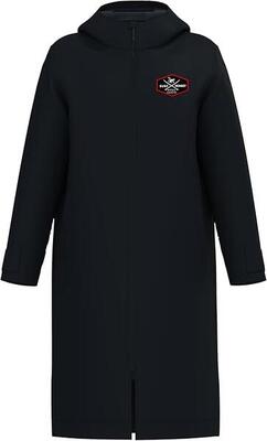 Poncho surf invernale – adulto – riciclato – impermeabile – L/XL (Blu)
