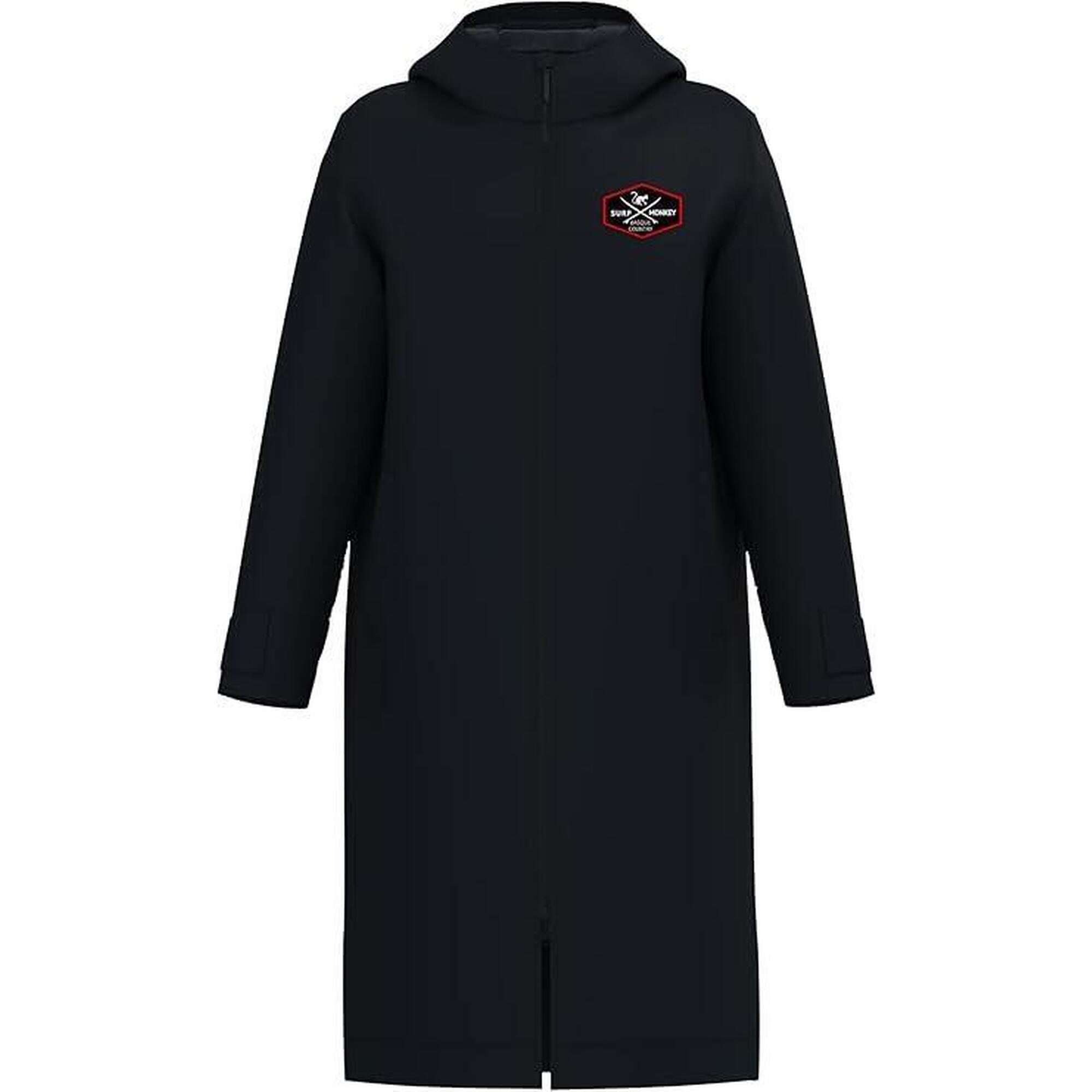 Surf Monkey - Poncho De Surf D'Hiver - Imperméable - Adulte (noir) - Serviette Poncho - Noir -  40 - Decathlon