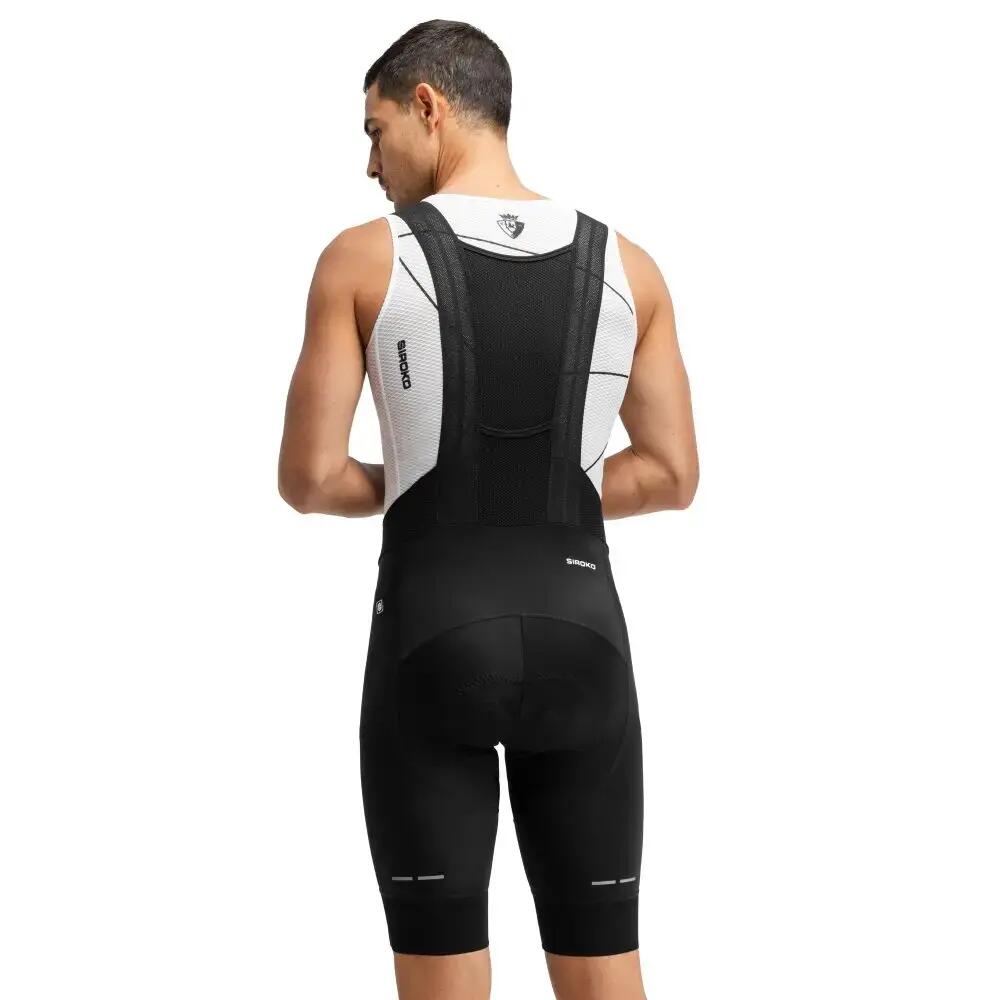 Heren club atlético osasuna x siroko korte fietsbroek OS BX Pro Luchador Black 2/7