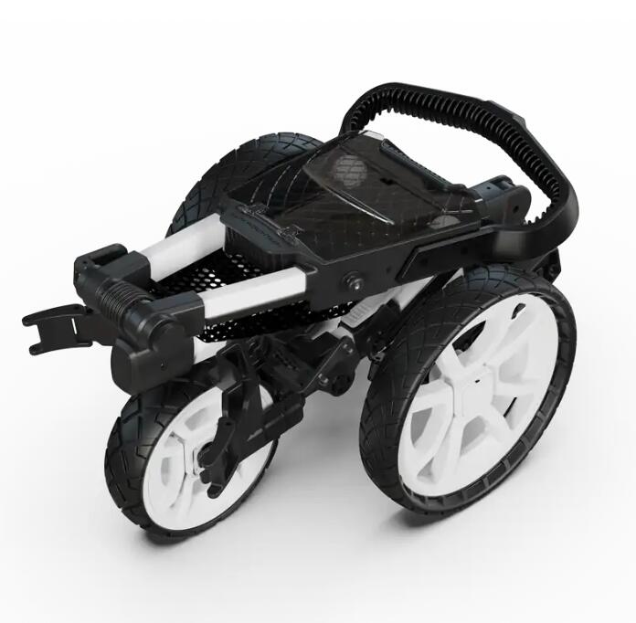 Sun Mountain Ridgeline 3 Push Cart, Carro de golfe manual, branco 2/4