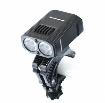 Lampă față BikeForce 2 LED, 400 lumeni, USB, 1200 mAh.