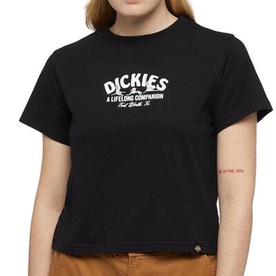 T-shirt Donna Nera Dickies Companion