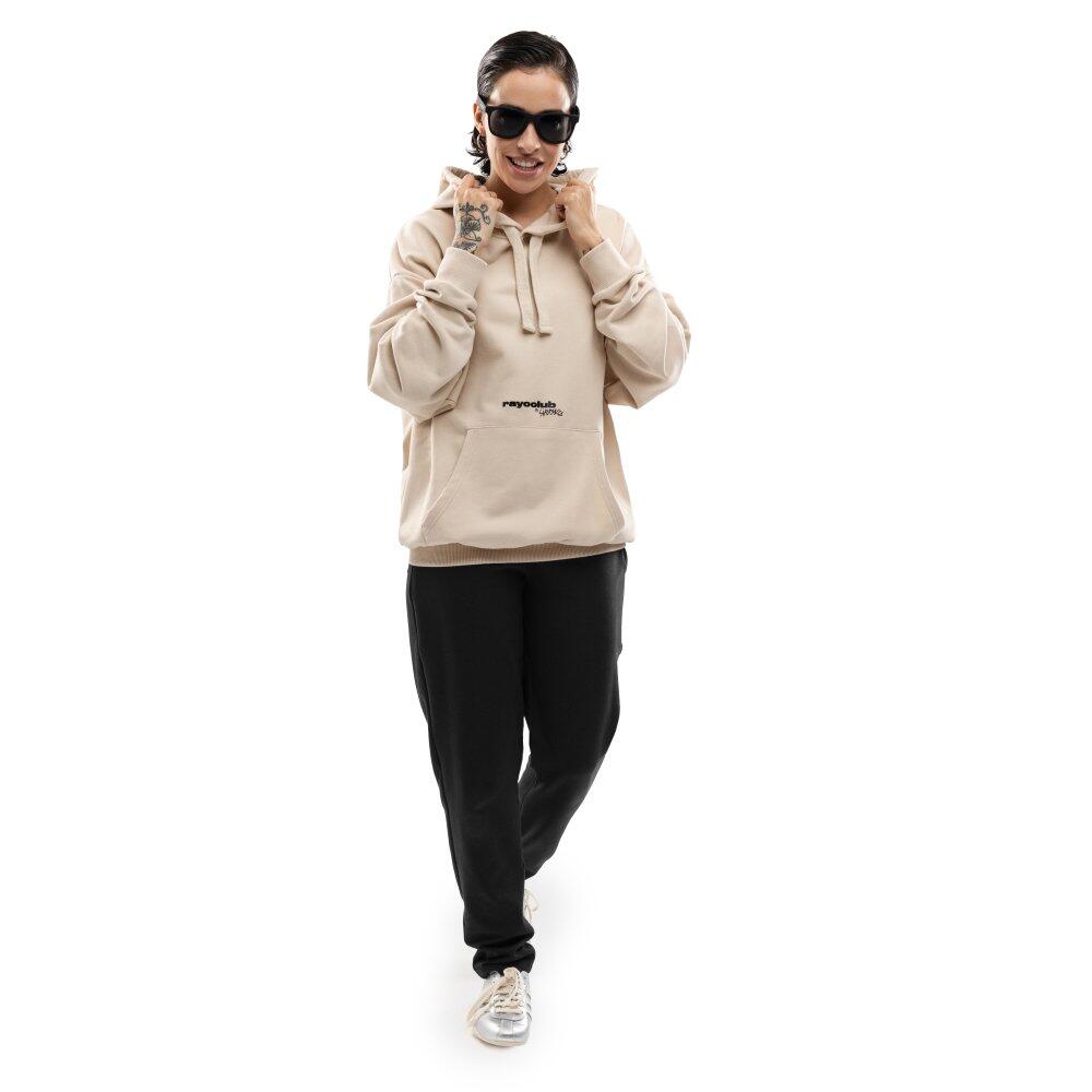 Sweat à capuche en coton homme Rayo Club Lifestyle RC Squad Off-White Blanc 3/7