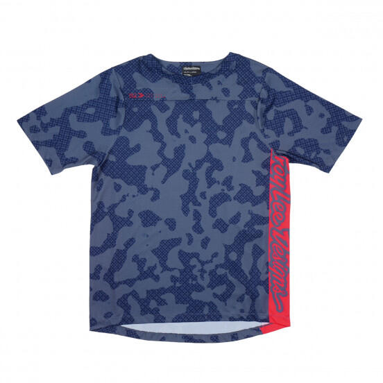 Troy Lee Designs Skyline Youth Blue Children's Short Sleeve Jersey