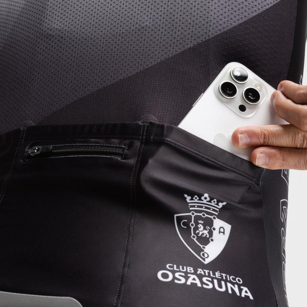 Maillot M2 manga corta Osasuna Hombre OS M2 Luchador Black Negro 5/7
