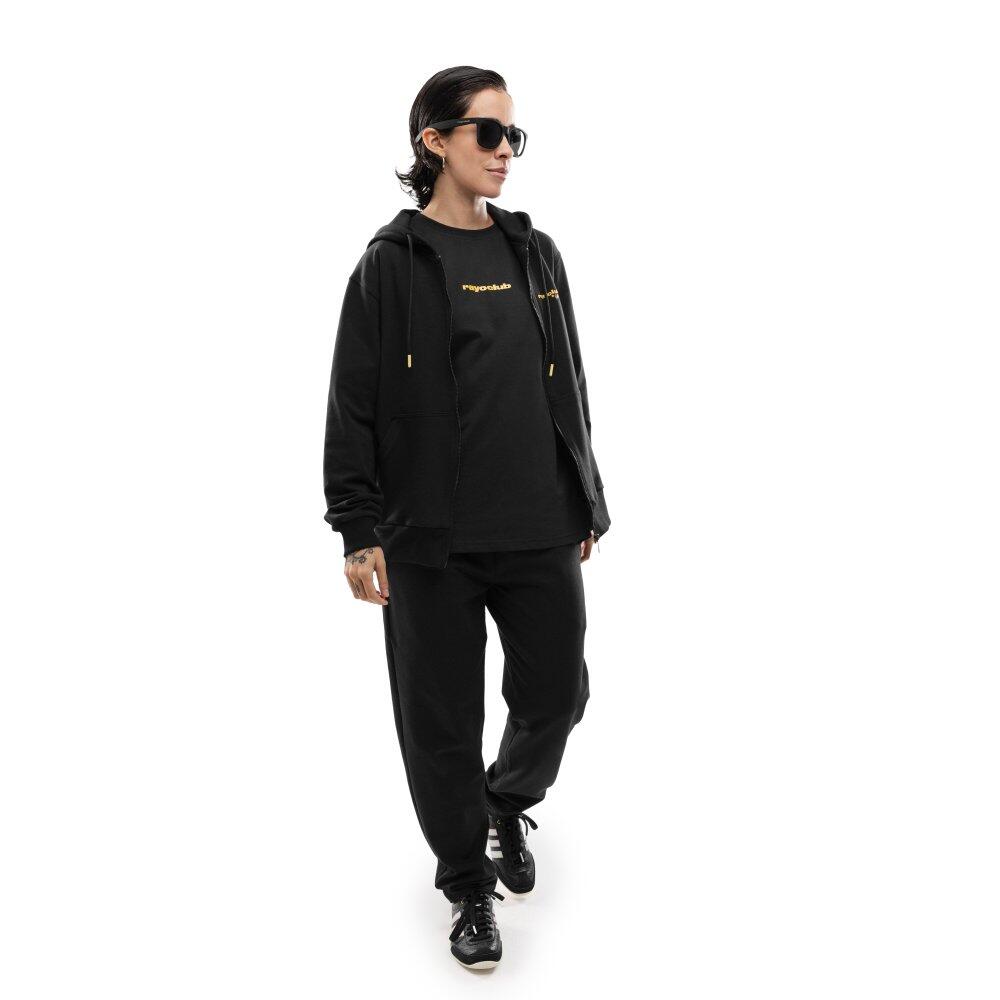 Sudadera capucha cremallera hombre Rayo Club lifestyle RC Split Black Negro 3/7