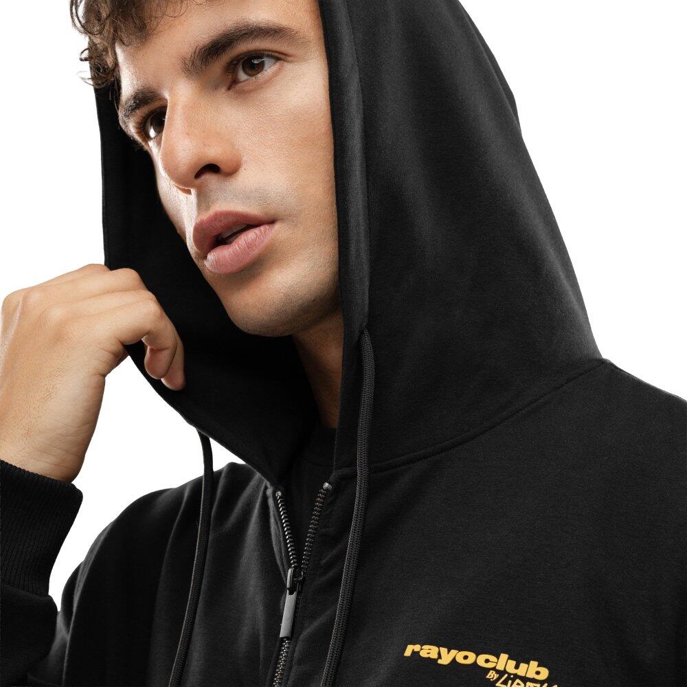 Sudadera capucha cremallera hombre Rayo Club lifestyle RC Split Black Negro 5/7