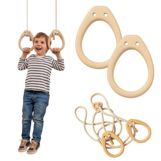 Skandiko Turnringe Gymnastikringe - Holz