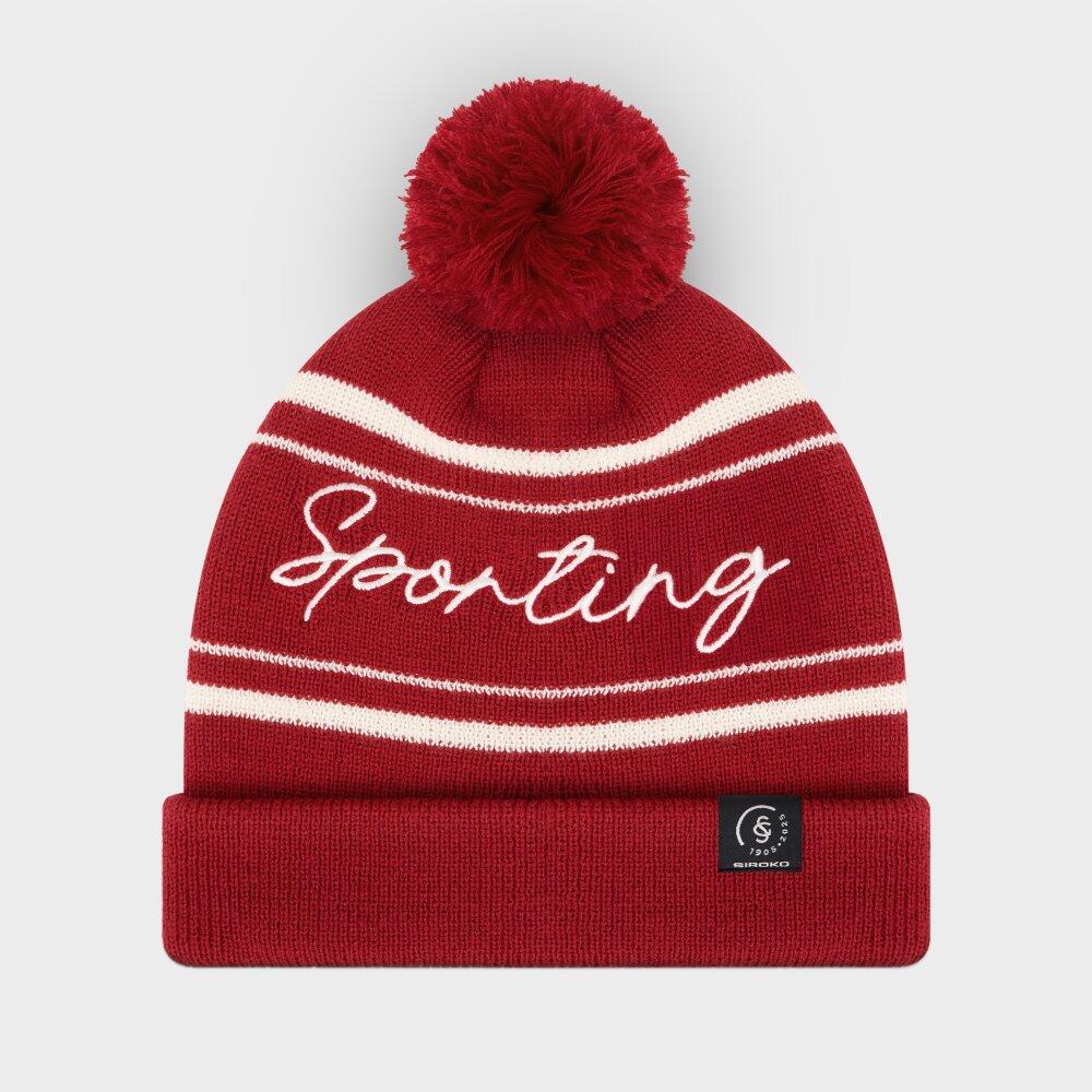 Gorro de inverno com pompom do 120º aniversário do Real Sporting Gijón Homem 5/6