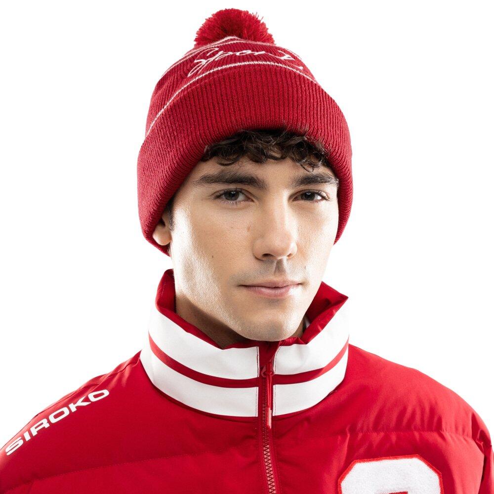 Siroko - Bonnet À Pompon 120ᵉ Anniversaire Real Sporting De Gijón Homme Et Femme Sc12 - Bonnet - Rouge - Decathlon