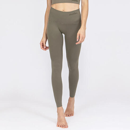 Leggings donna super push up senza cuciture allenamento e tempo libero Marrone