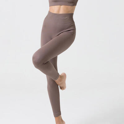 Leggings donna vita alta push up senza cuciture allenamento e tempo libero Menta