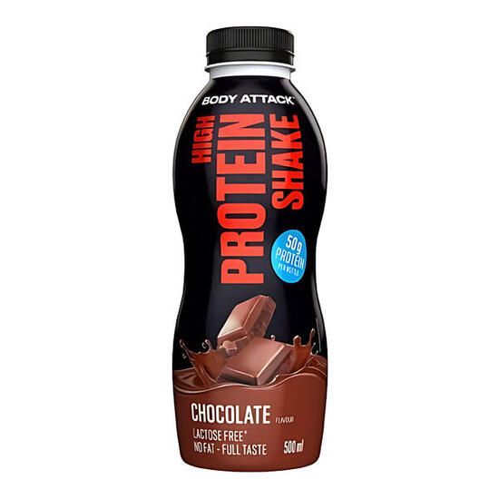 Body Attack High Protein Shake 12x500ml