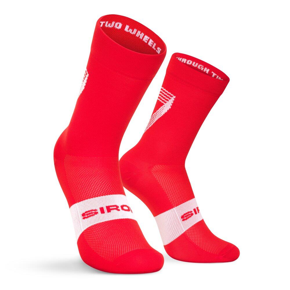 Siroko - Chaussettes Vélo Club Atlético Osasuna X Siroko Homme Et Femme Os S1 Valiente - Chaussettes - Rouge - Decathlon