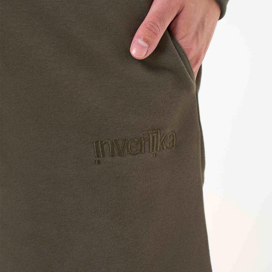 Shorts unisex oversize vita media elastico allenamento tempo libero Verde 4/6