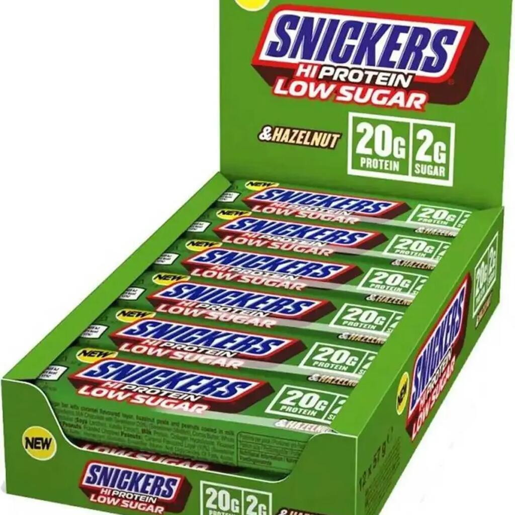 Snickers LOW SUGAR High Protein Bar (12x57g)