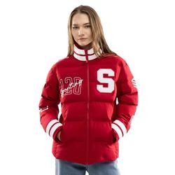 Doudoune femme 120ᵉ anniversaire Real Sporting de Gijón SC120 El Bibio Red-W