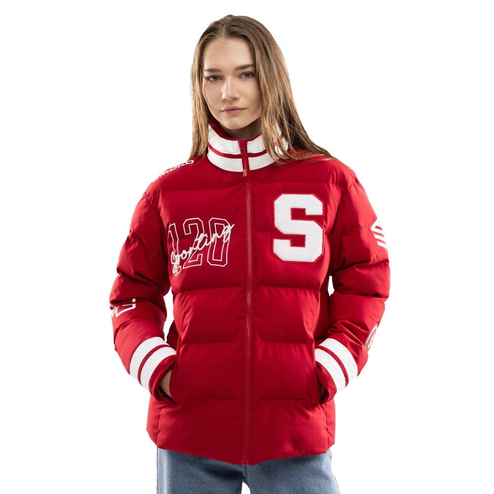 Siroko - Doudoune Femme 120ᵉ Anniversaire Real Sporting De Gijón Sc120 El Bibio Red-w - Doudoune Synthétique - Rouge - Decathlon