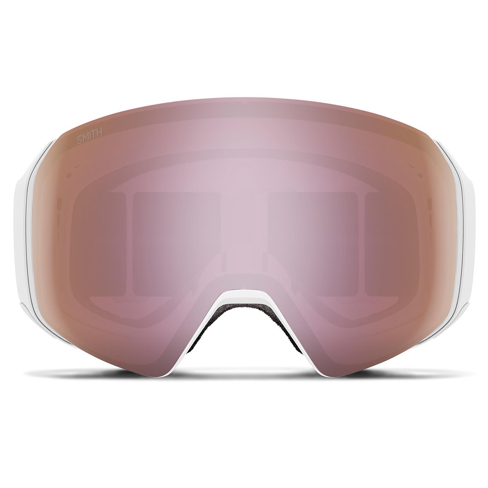 Masque de ski Smith 4D MAG S Blanc ChromaPop Everyday Rose Gold Mirror 2/5