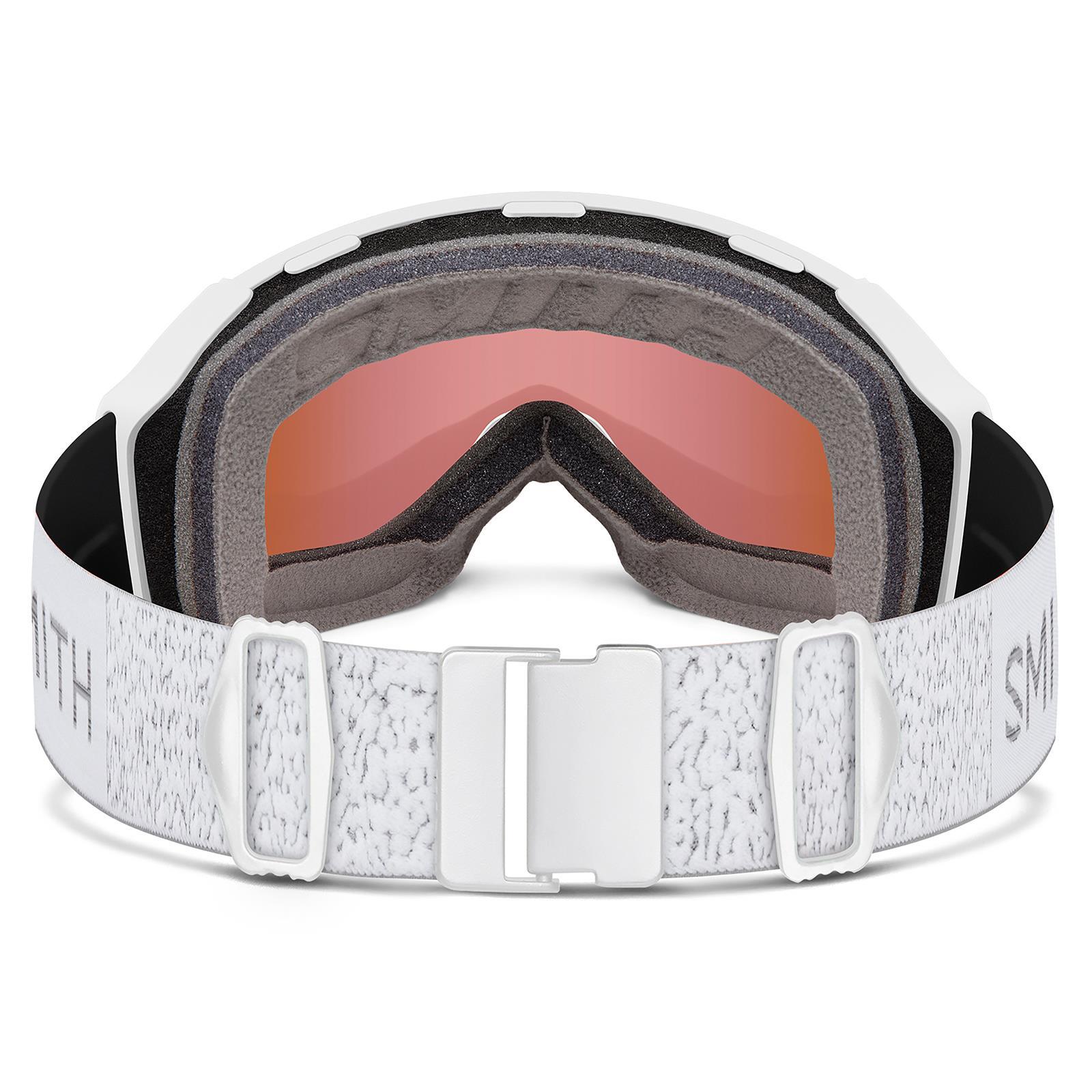 Masque de ski Smith 4D MAG S Blanc ChromaPop Everyday Rose Gold Mirror 5/5