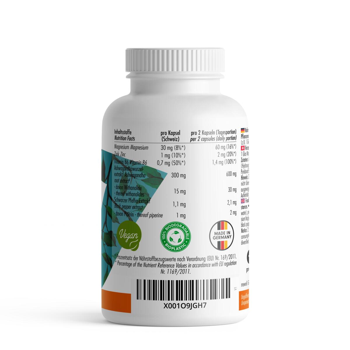 ProFuel Ashwagandha Komplex KSM-66 (120 Kapseln) 3/4