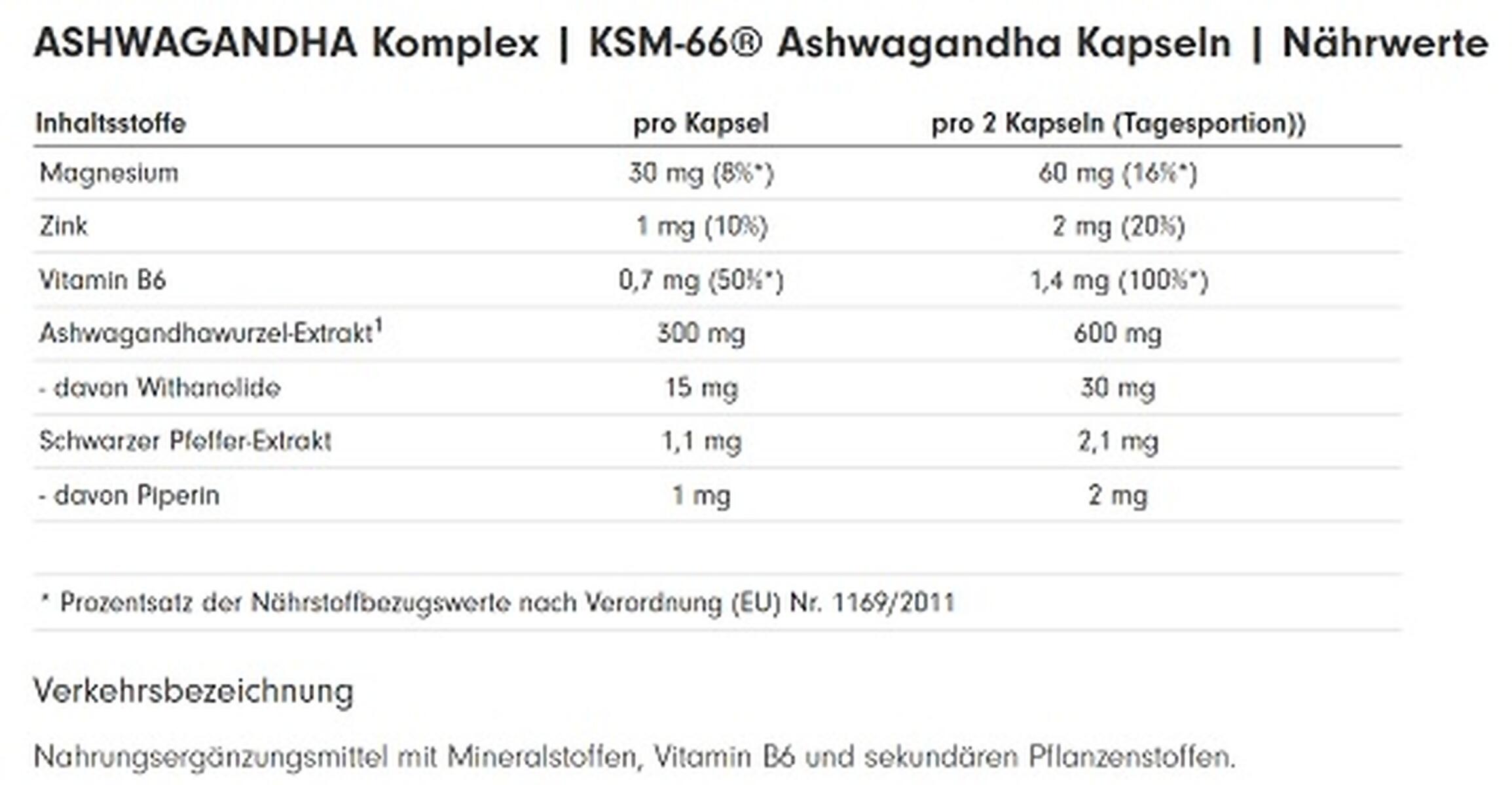 ProFuel Ashwagandha Komplex KSM-66 (120 Kapseln) 4/4
