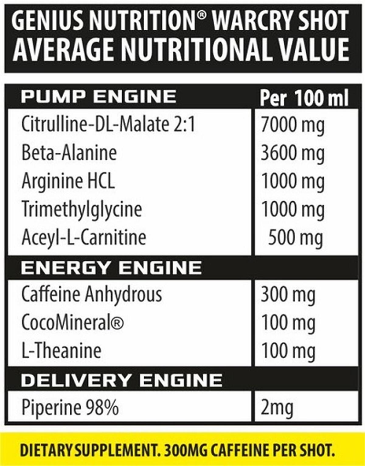 Genius Nutrition - WARCRY LIQUID SHOT EINZELN 100ml 2/2