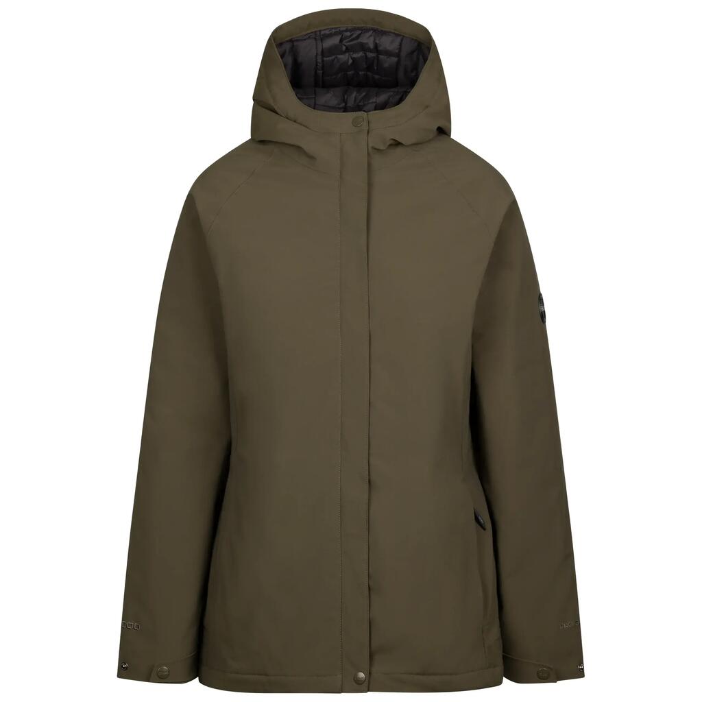 Women's Padded Adjustable Waterproof Windproof Rainwear Jacket - Carlotta