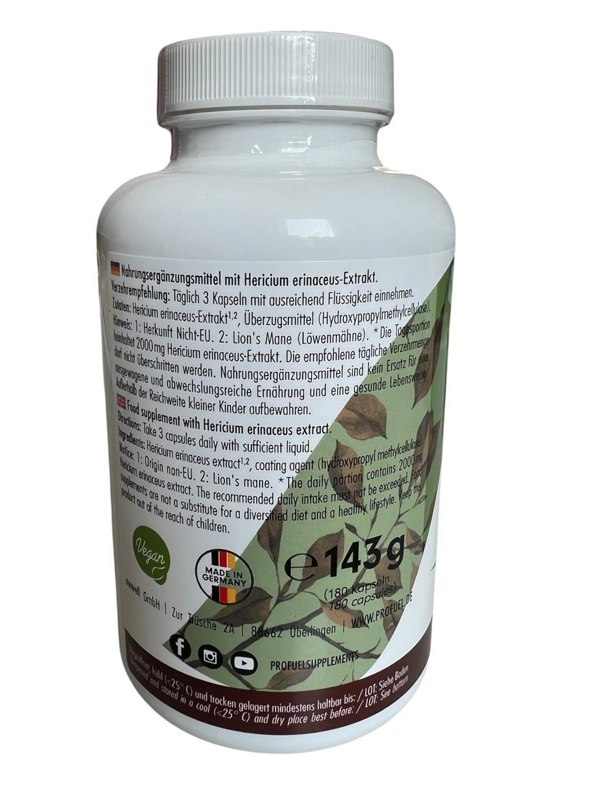 ProFuel Lion's Mane Vitalpilz (180 Kapseln) 3/4