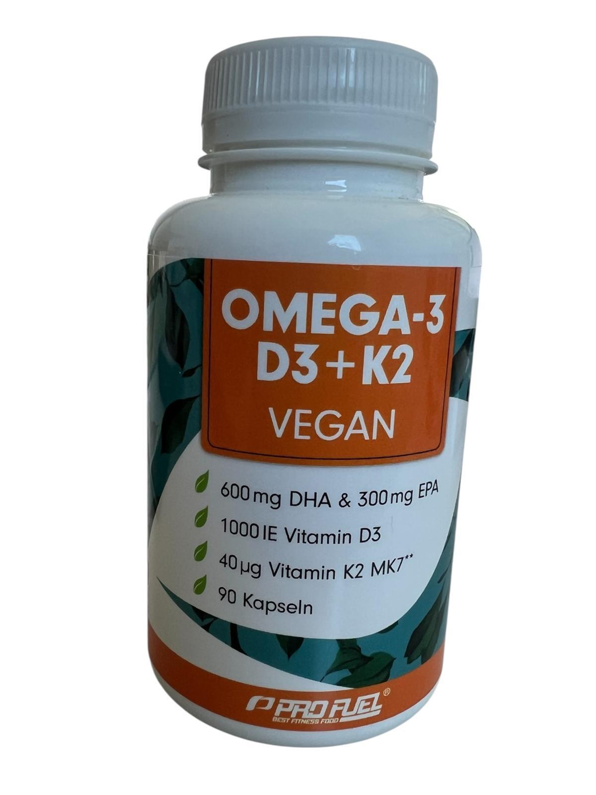 ProFuel Omega 3 + D3 + K2 (90 Algenöl Kapseln) 2/4
