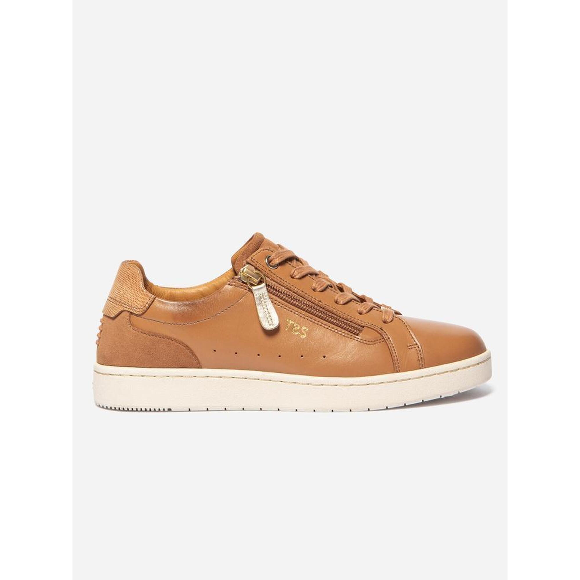 Tbs - Baskets Zippées Femme Vinisia Tan 1973 - Baskets - Marron - Decathlon