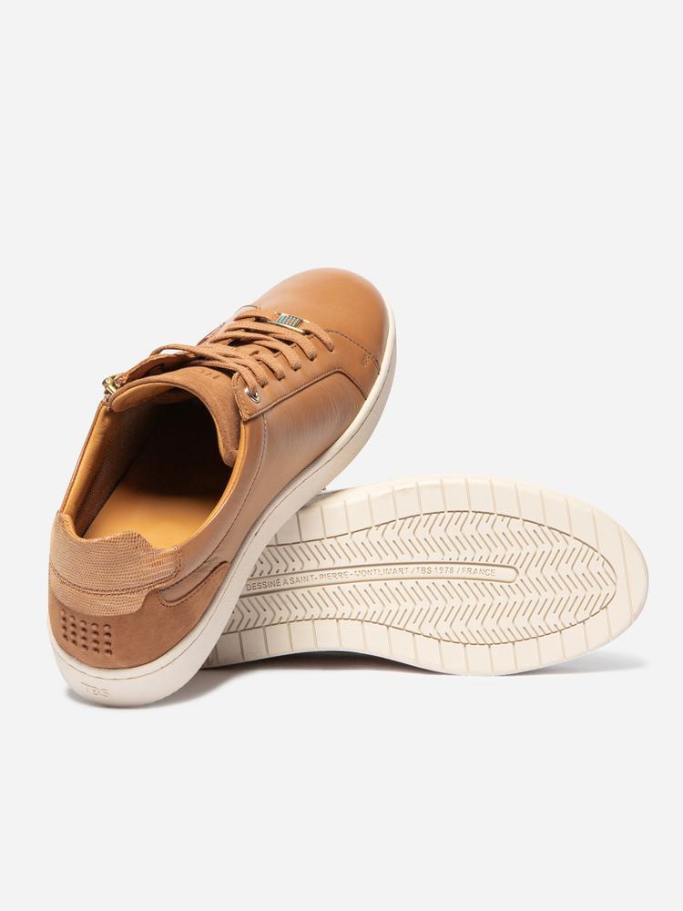 Baskets zippées femme VINISIA Tan 4/5