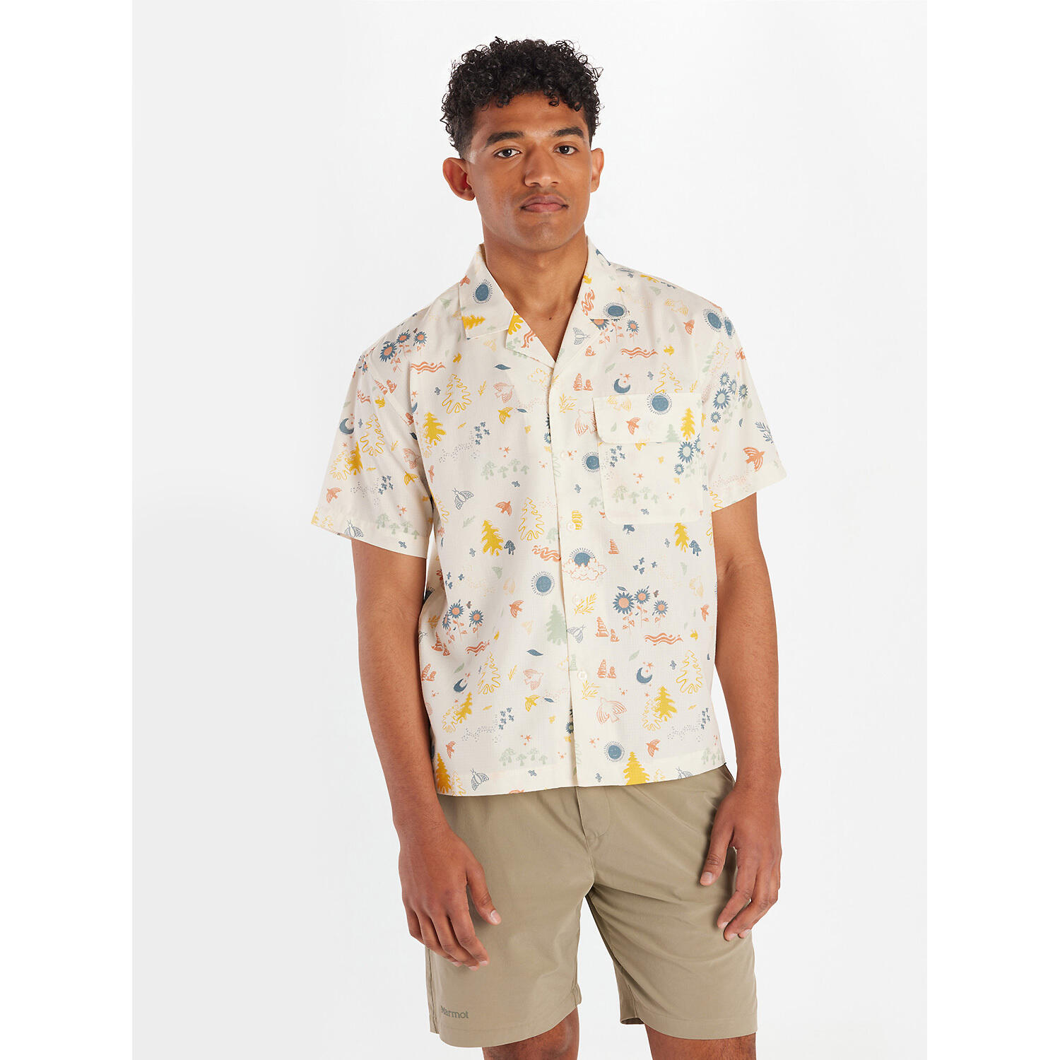Herren Hemd M MUIR NOVELTY SS 3/5