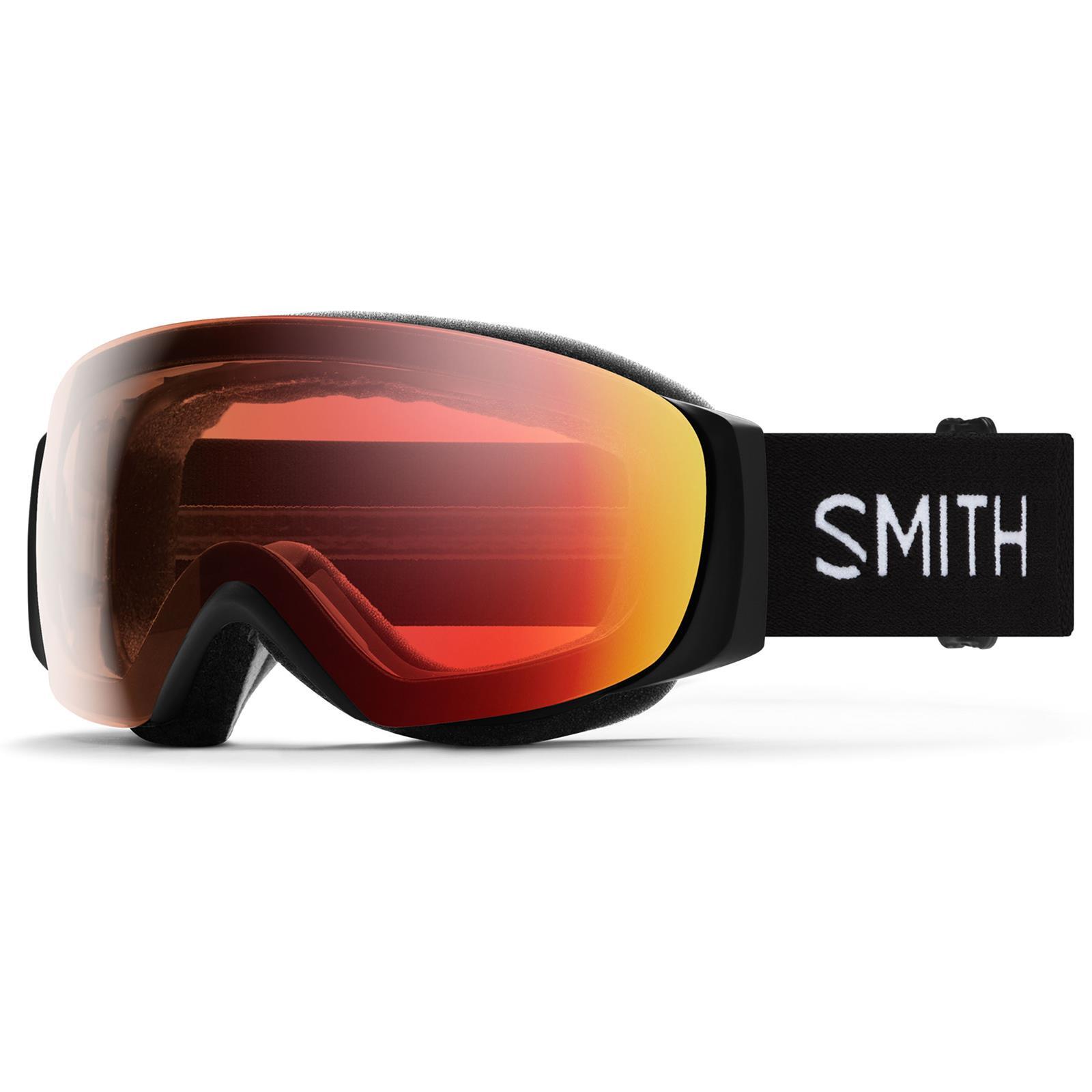 Smith Ski Goggles I/O Mag S 0JX4V Black ChromaPop Photochromic Red