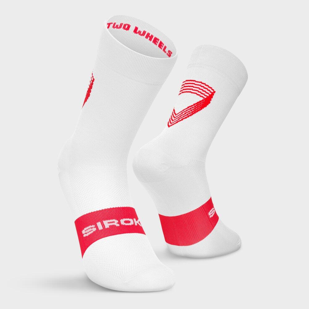 Herren und Damen club atlético osasuna x siroko fahrradsocken OS S1 Valiente Wh 6/6