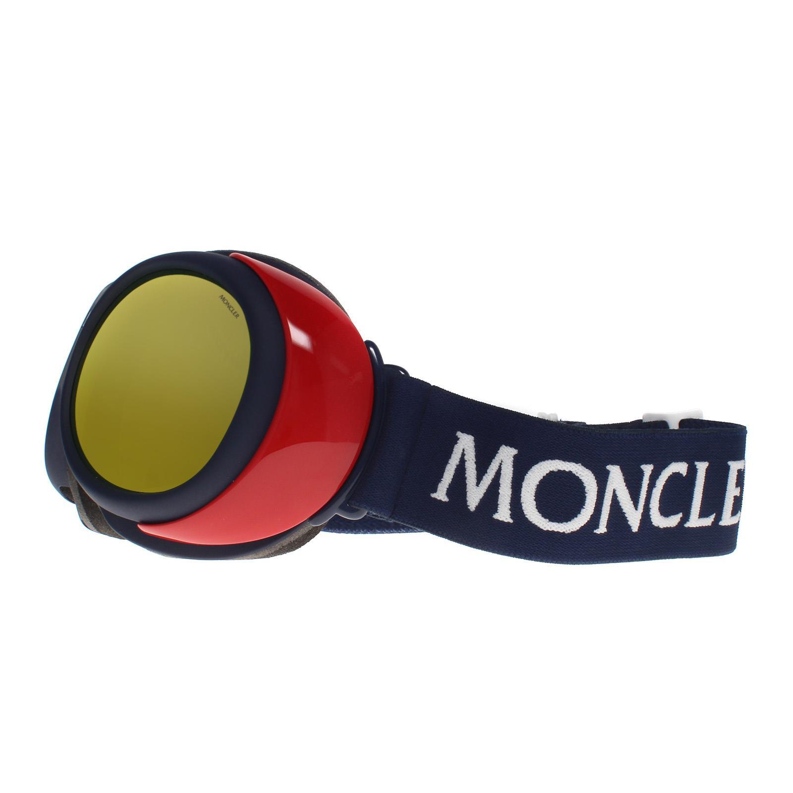 Moncler Ski Goggles ML0130 92C Blue and Red Orange Mirror 2/2