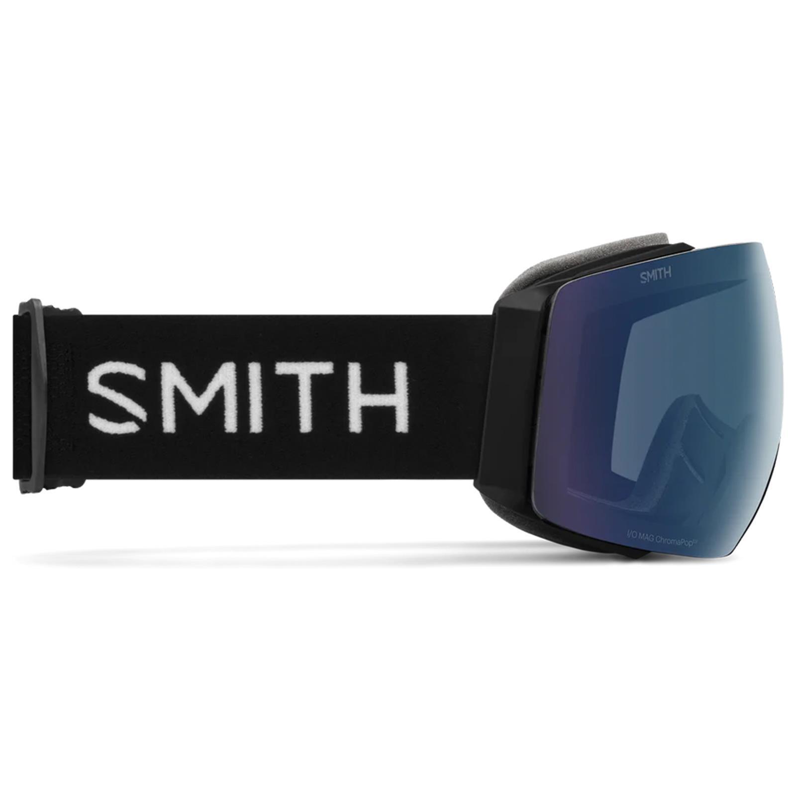 Masque de ski Smith I/O MAG Noir ChromaPop Pro Blue Mirror Cat. 1 à 4 Homme 3/5