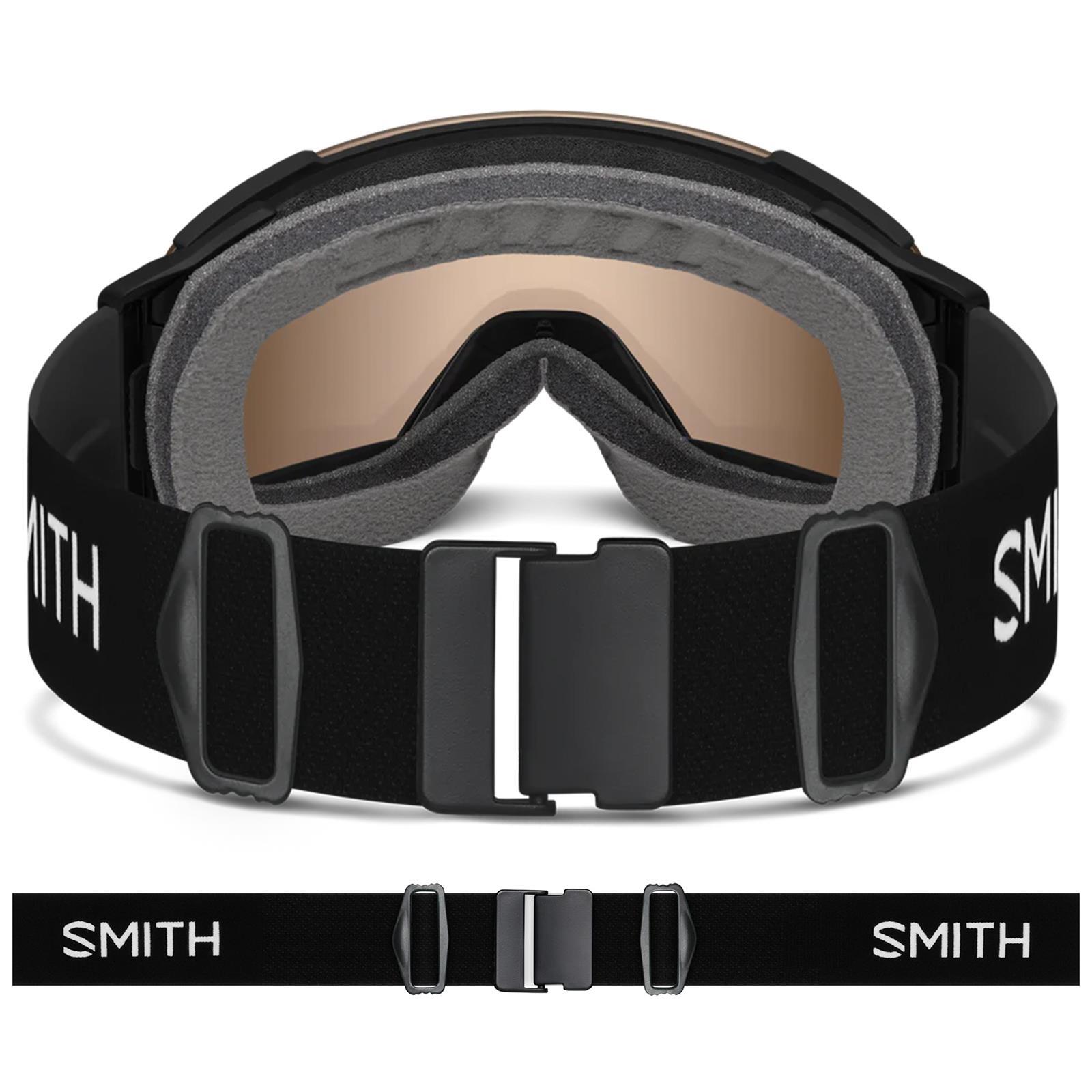 スキー・スノーボードアクセサリー SMITH I/O Mag XL Black cp Pro Phot Gold Smith Ski Goggles I/O Mag XL 0JX 4O Black ChromaPop Pro