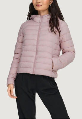 Donsjas onltahia lw quilted hood jkt noos otw dames roze